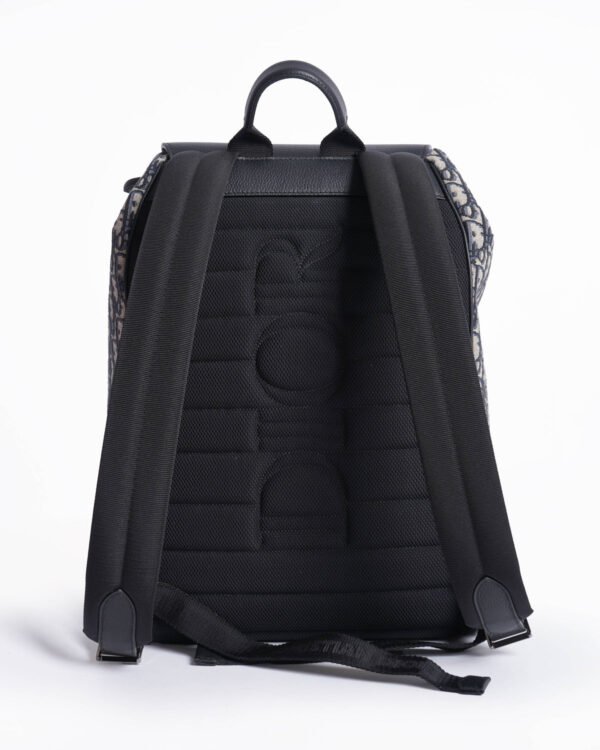 Christian Dior Oblique Canvas Saddle Backpack